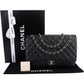 Chanel Quilted Caviar Leather Palladium Maxi Single Flap Crossbody Bag