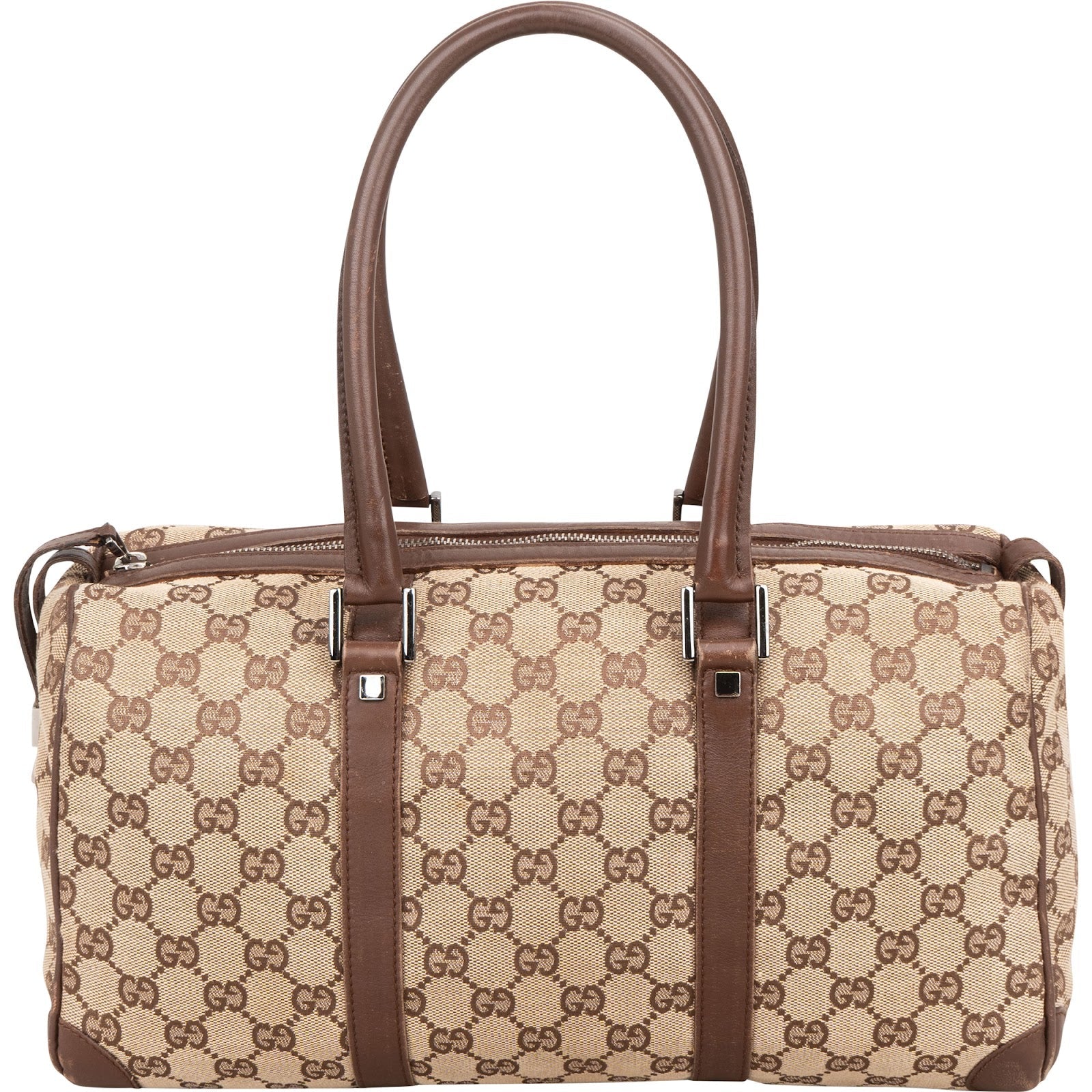 Gucci Monogram GG Boston Handbag