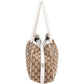 Gucci Monogram GG Canvas Web Stripe Tote Shoulder Bag