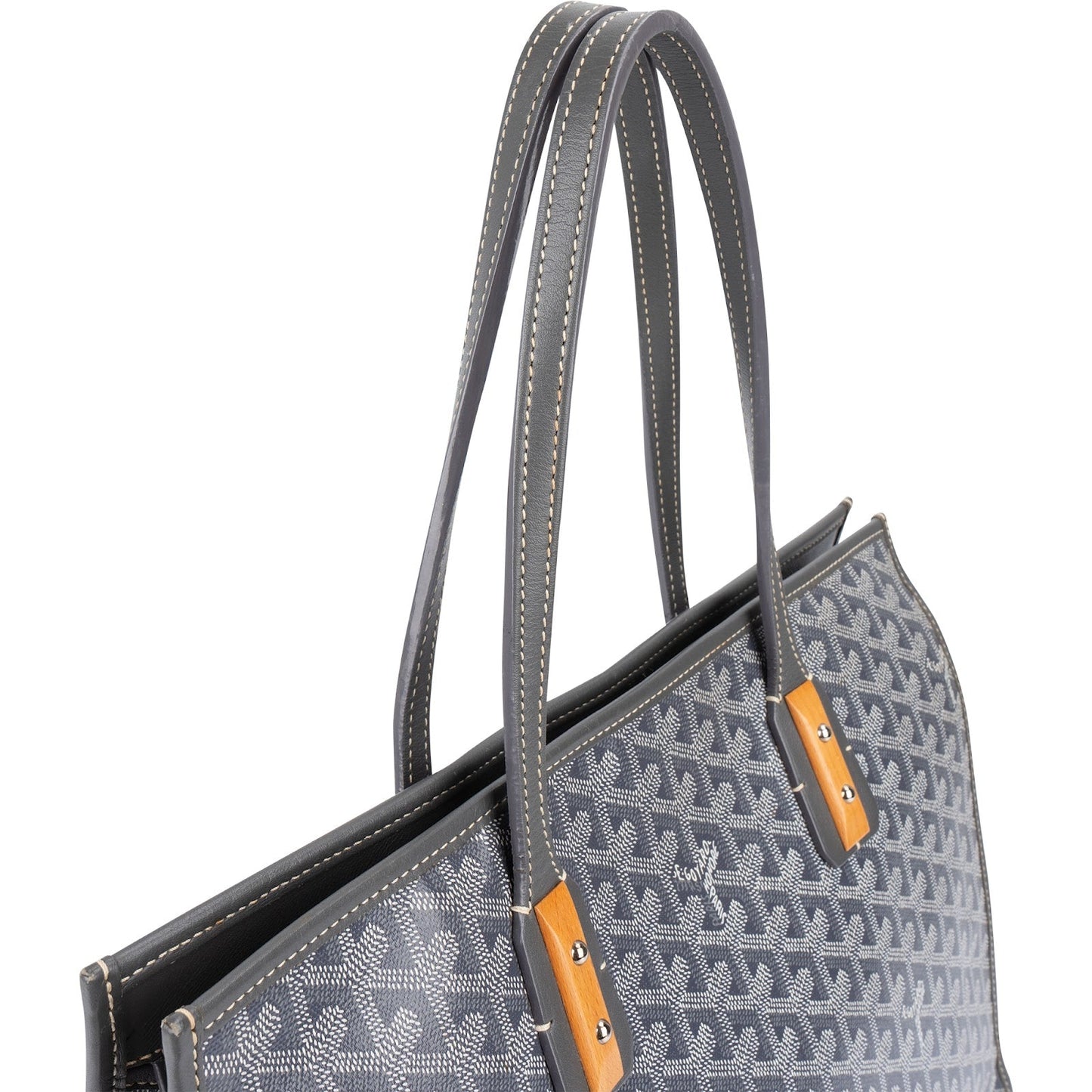 Goyard Monogram Goyardine Marquises Tote Shoulder Bag