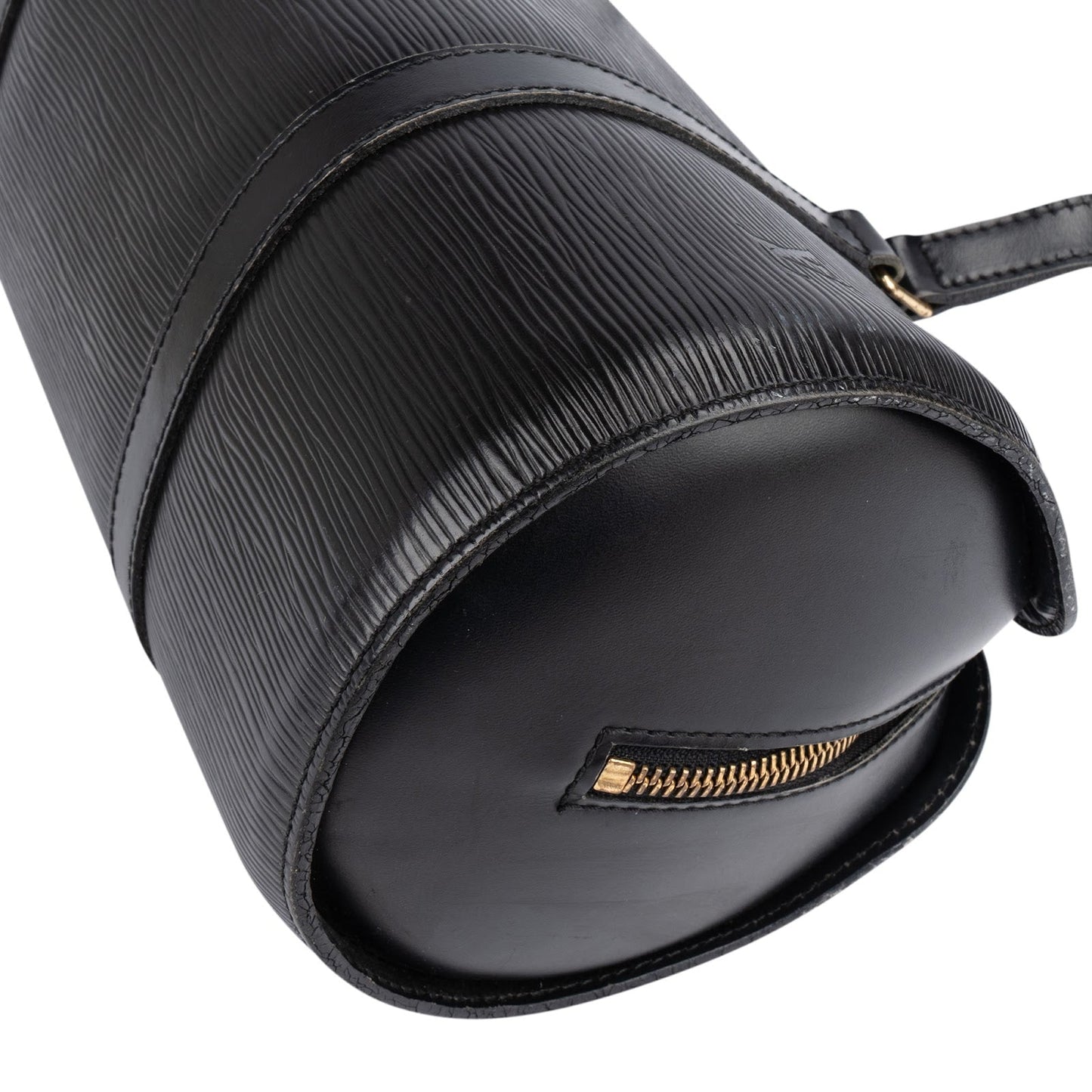 Louis Vuitton Noir Epi Leather Soufflot Handbag