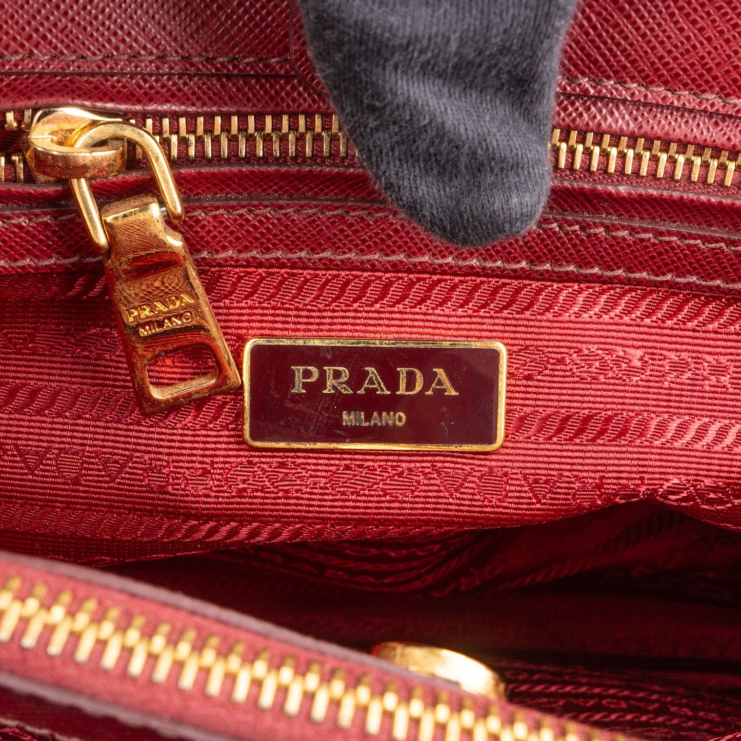 Prada Saffiano Leather Lux Galleria Handbag