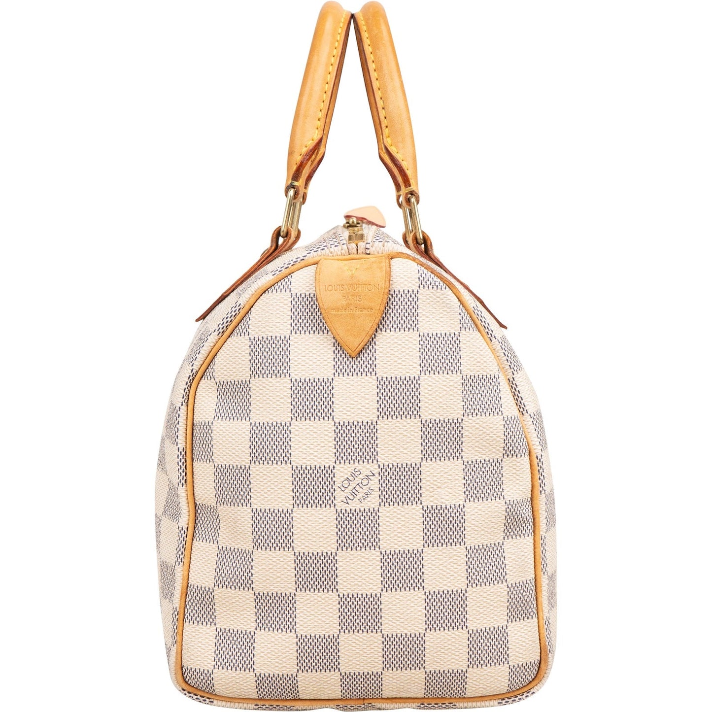 Louis Vuitton Monogram Damier Azur Speedy 25 Handbag
