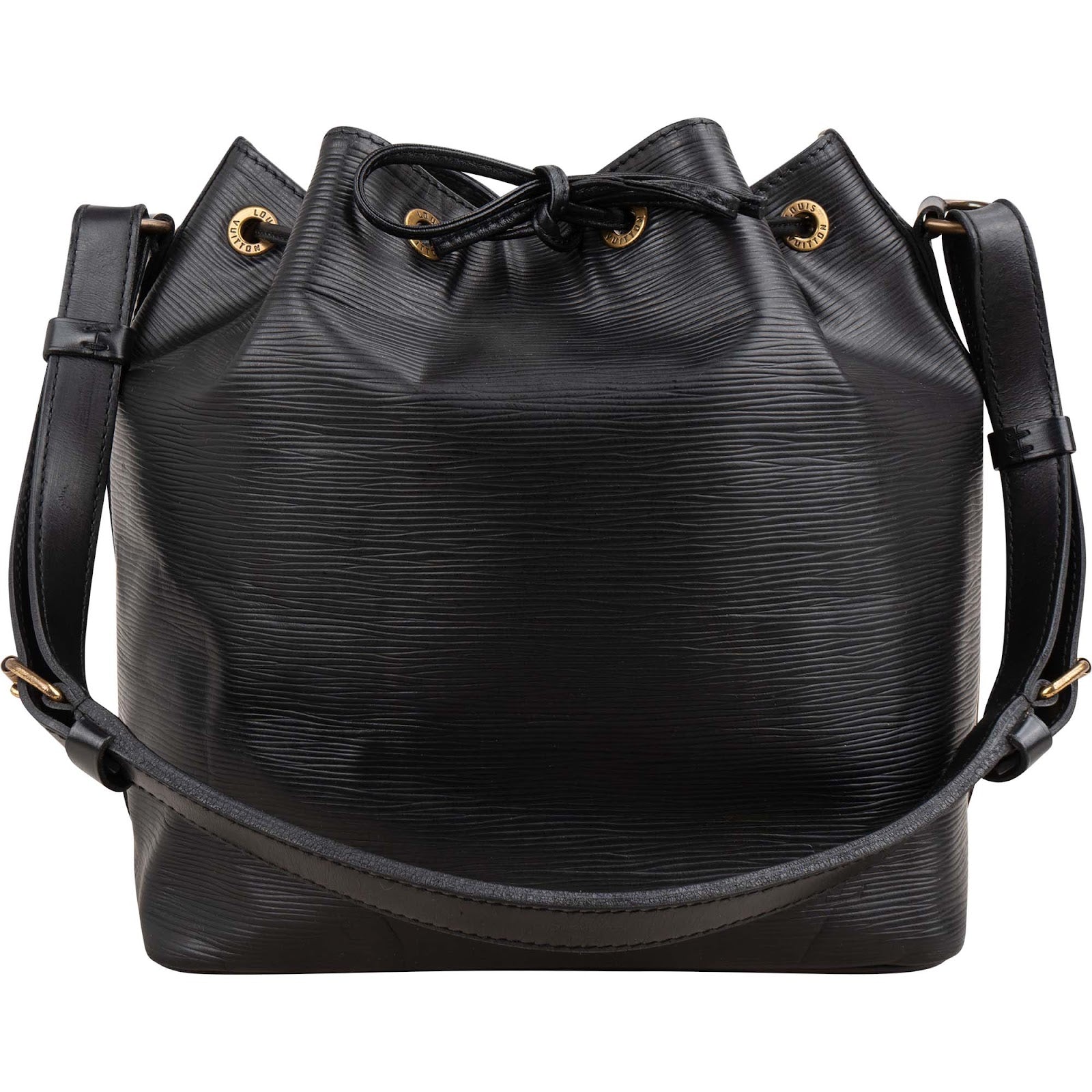 Louis Vuitton Noir Epi Leather Sac Noé Petit Shoulder Bag