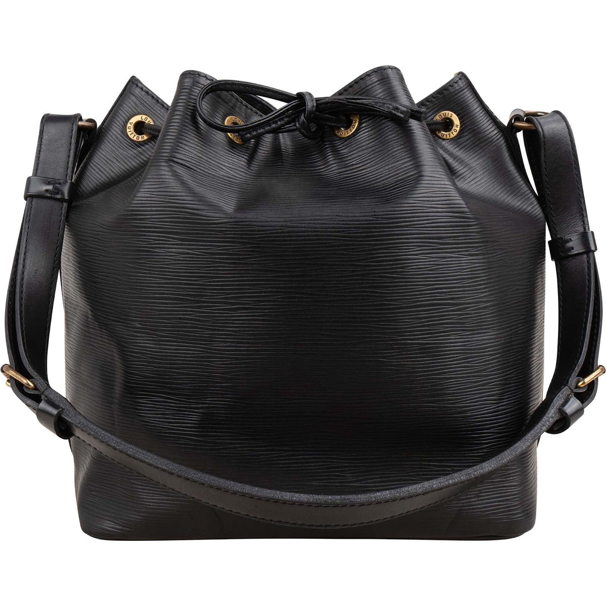 Louis Vuitton Noir Epi Leather Sac Noé Petit Shoulder Bag
