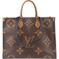 Louis Vuitton Monogram Canvas Giant Reverse Onthego GM Handbag