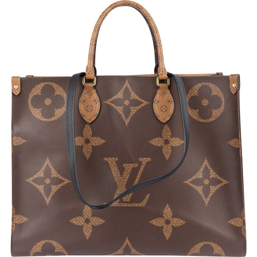 Louis Vuitton Monogram Canvas Giant Reverse Onthego GM Handbag