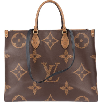 Louis Vuitton Monogram Canvas Giant Reverse Onthego GM Handbag