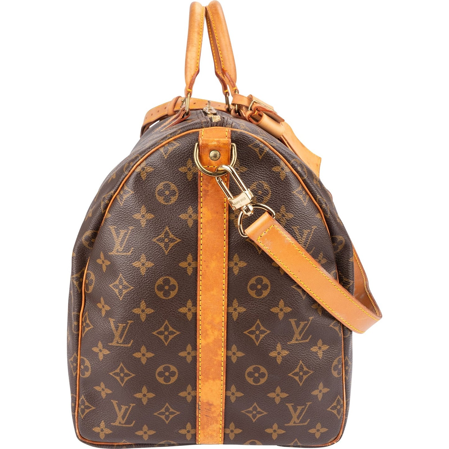Louis Vuitton Monogram Canvas Keepall 55 Bandoulière Travel Bag