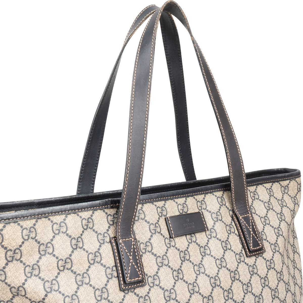 Gucci Monogram GG Plus Supreme Tote Shoulder Bag