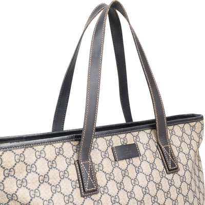 Gucci Monogram GG Plus Supreme Tote Shoulder Bag