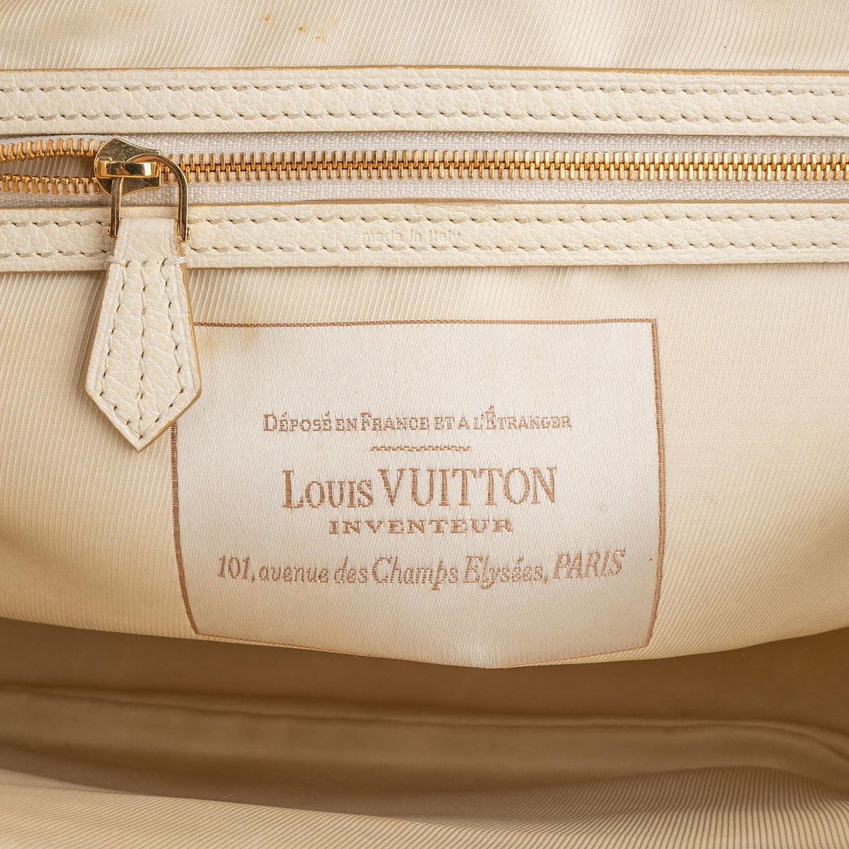 Louis Vuitton Monogram Denim Sabbia Cabas MM Handbag