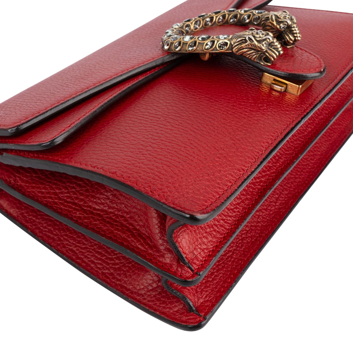 Gucci Leather Dionysus Crystal Shoulder Bag