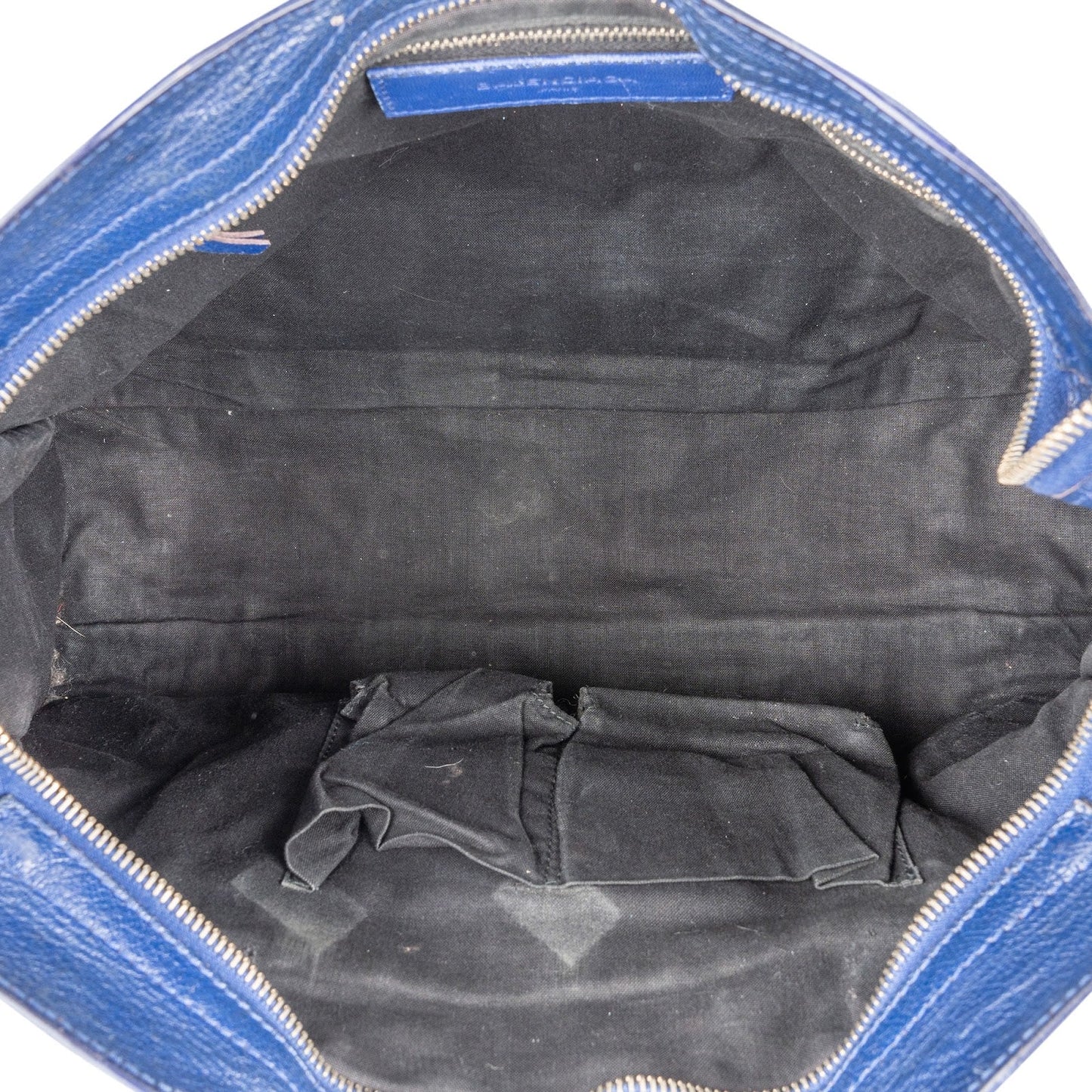 Balenciaga Blue Leather City Handbag