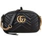 Gucci Chevron Leather GG Marmont Camera Crossbody Bag