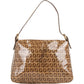 Fendi Coated Monogram FF Zucca Canvas Mamma Baguette Shoulder Bag