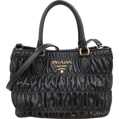 Prada Matelassé Nappa Leather Gaufre Small Tote Handbag