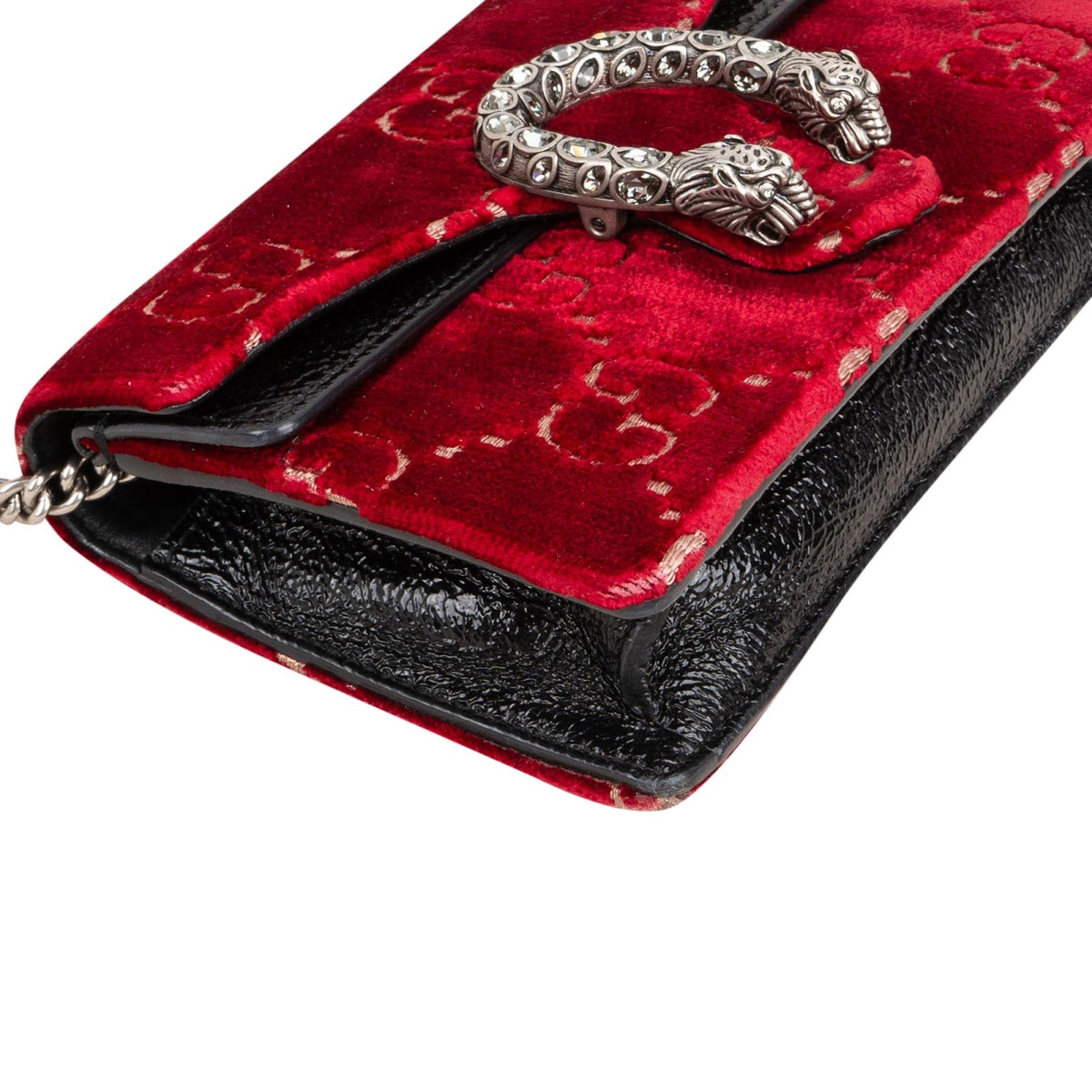 Gucci Dionysus Mini mit Kristallen aus GG Samt – Ansicht 7