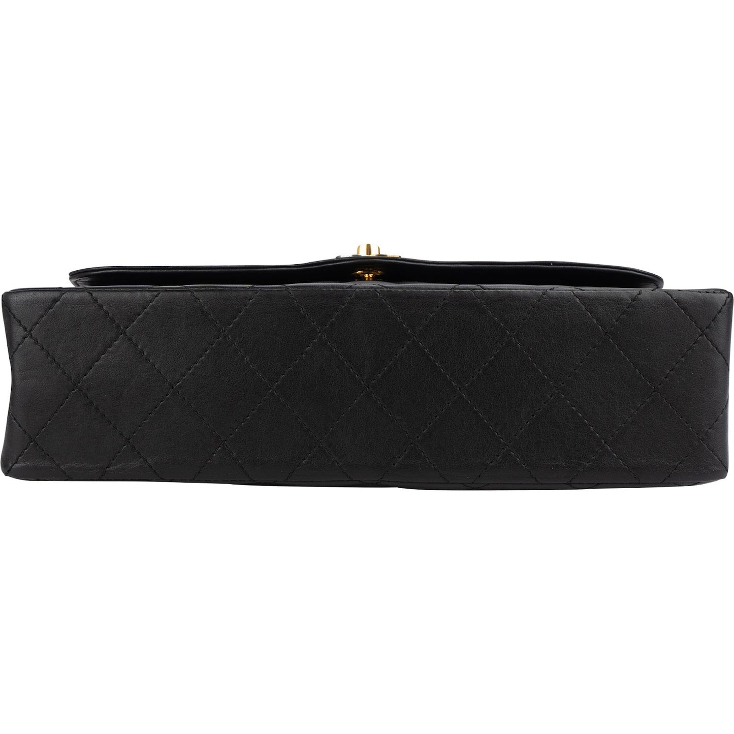 Chanel Quilted Lambskin Bicolor Double Flap Shoulder Bag