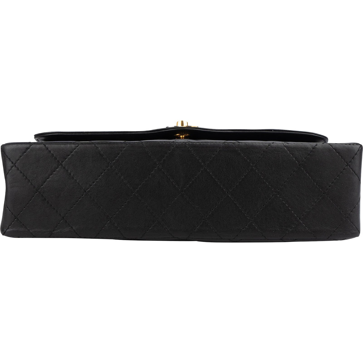 Chanel Quilted Lambskin Bicolor Double Flap Shoulder Bag