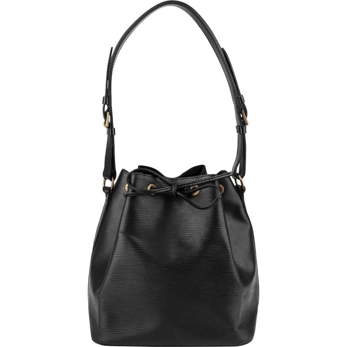 Louis Vuitton Noir Epi Leather Sac Noé Petit Shoulder Bag
