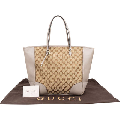 Gucci Monogram GG Canvas Bree Shopper Shoulder Bag