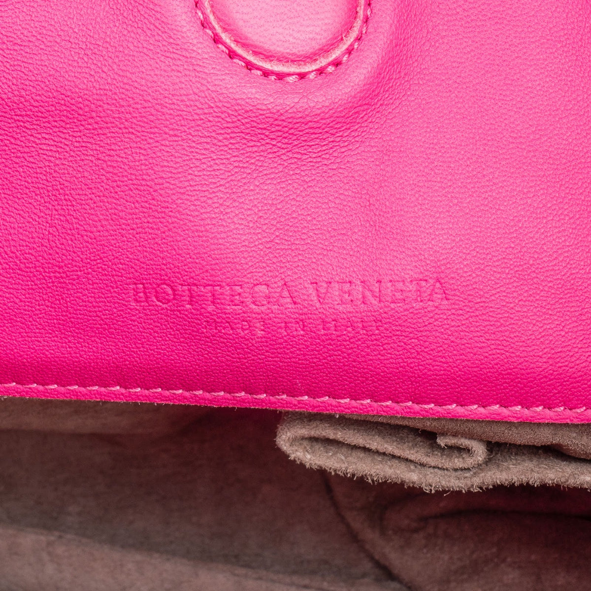 Bottega Veneta Pink Intrecciato Leather Campana Hobo Shoulder Bag