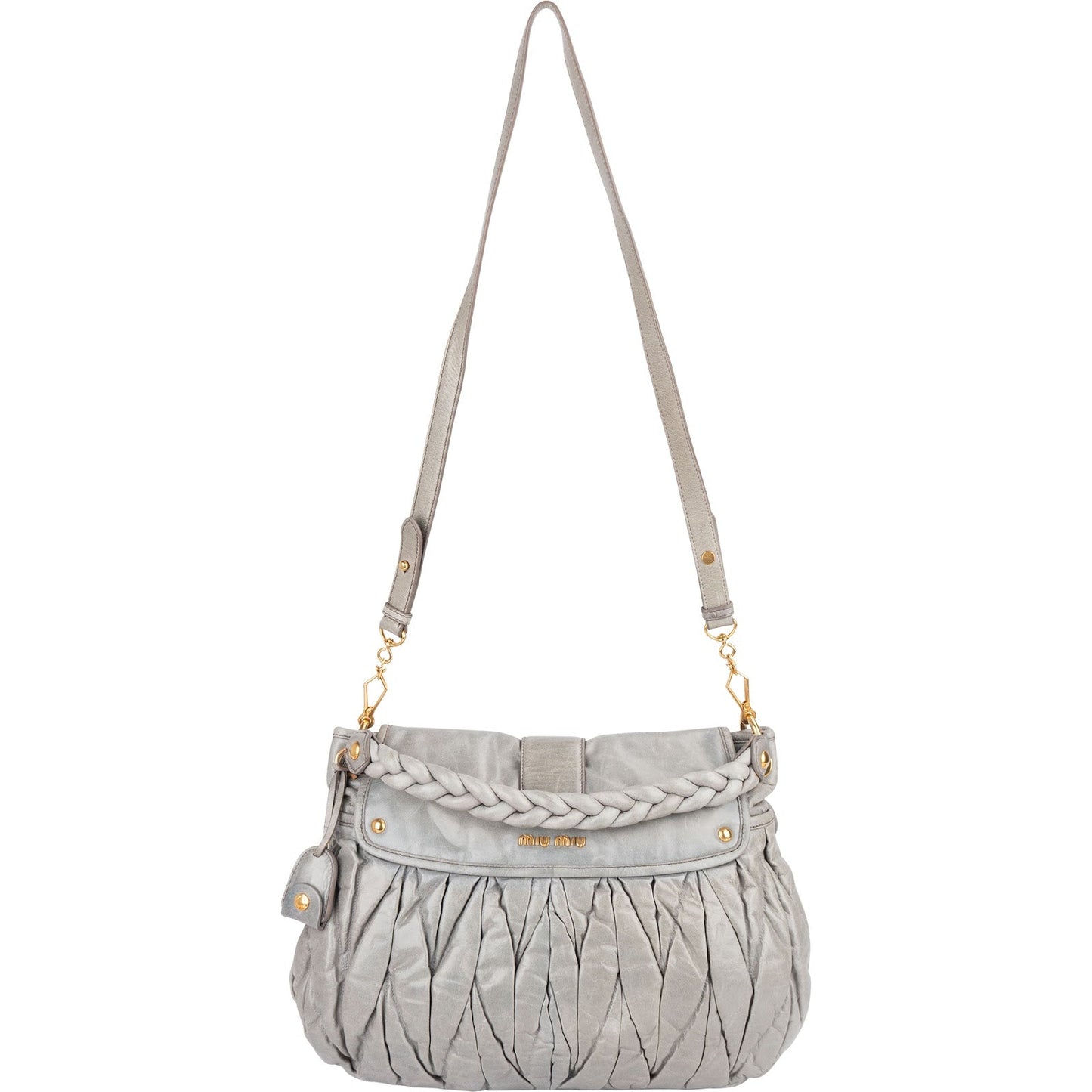 Miu Miu Vitello Lux Coffer Handbag
