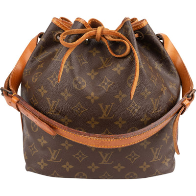 Louis Vuitton Monogram Canvas Sac Noé Petit Shoulder Bag