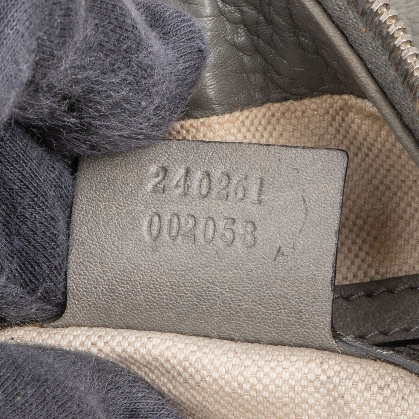Gucci Pebbled Leather Horsebit Hobo Shoulder Bag