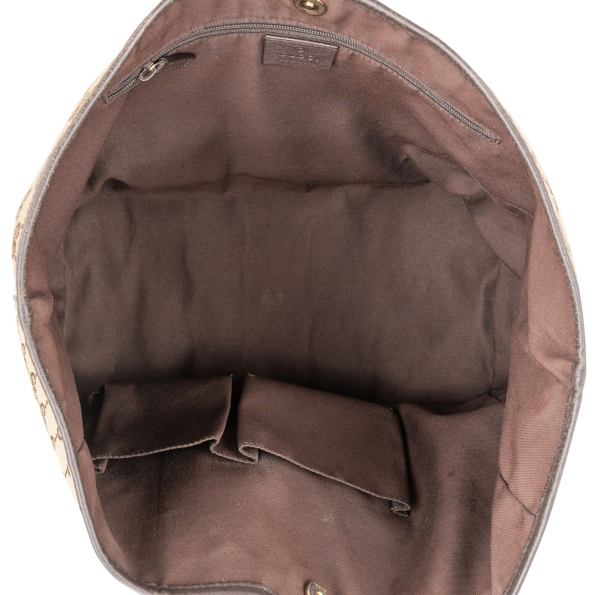 Gucci Monogram GG Canvas Abbey Interlocking G Tote Shoulder Bag