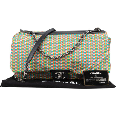 Chanel Quilted Raincoat Single Flap Crossbody Bag