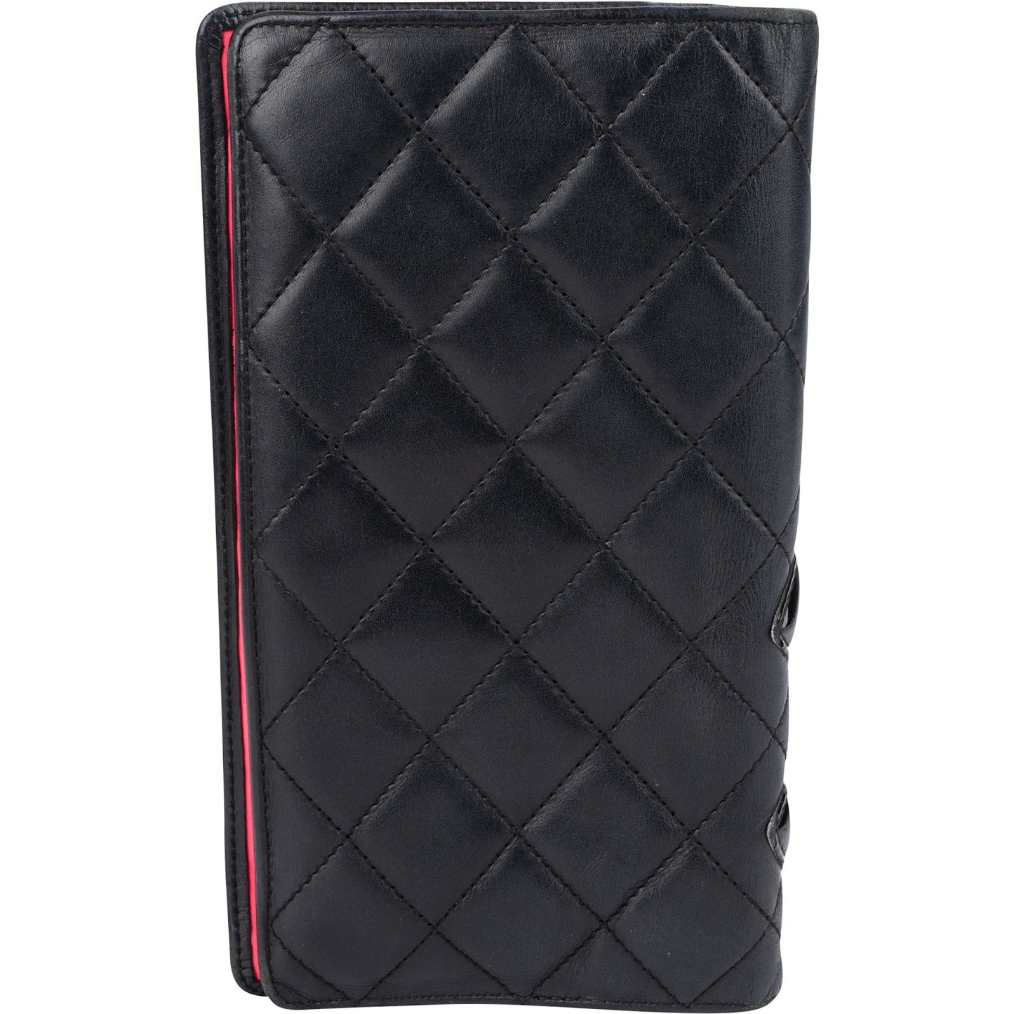 Chanel Quilted Lambskin Cambon Long Wallet