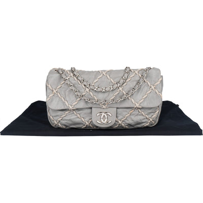 Chanel Leather Ultra Stitch Single Flap Shoulder Bag