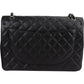 Chanel Quilted Caviar Leather Maxi Double Flap Crossbody Bag
