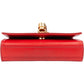 Saint Laurent Red Leather Kate Chain Crossbody Bag