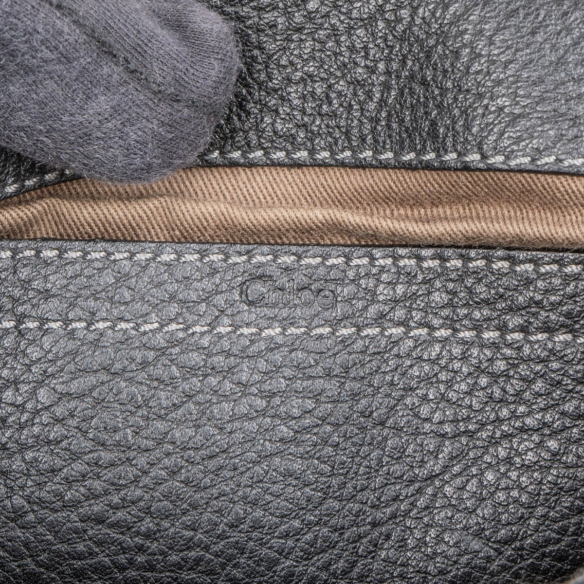 Chloé Grained Calfskin Small Marcie Saddle Crossbody Bag