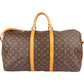 Louis Vuitton Monogram Canvas Keepall 55 Bandoulière Travel Bag