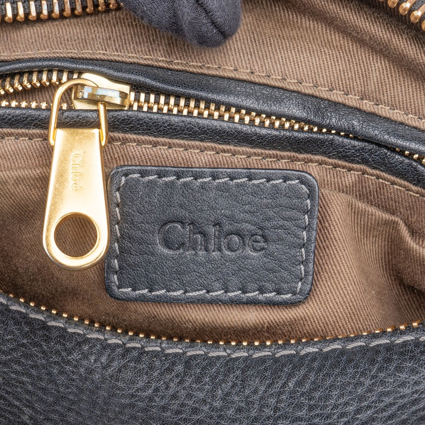 Chloé Grained Calfskin Leather Medium Marcie Satchel Handbag