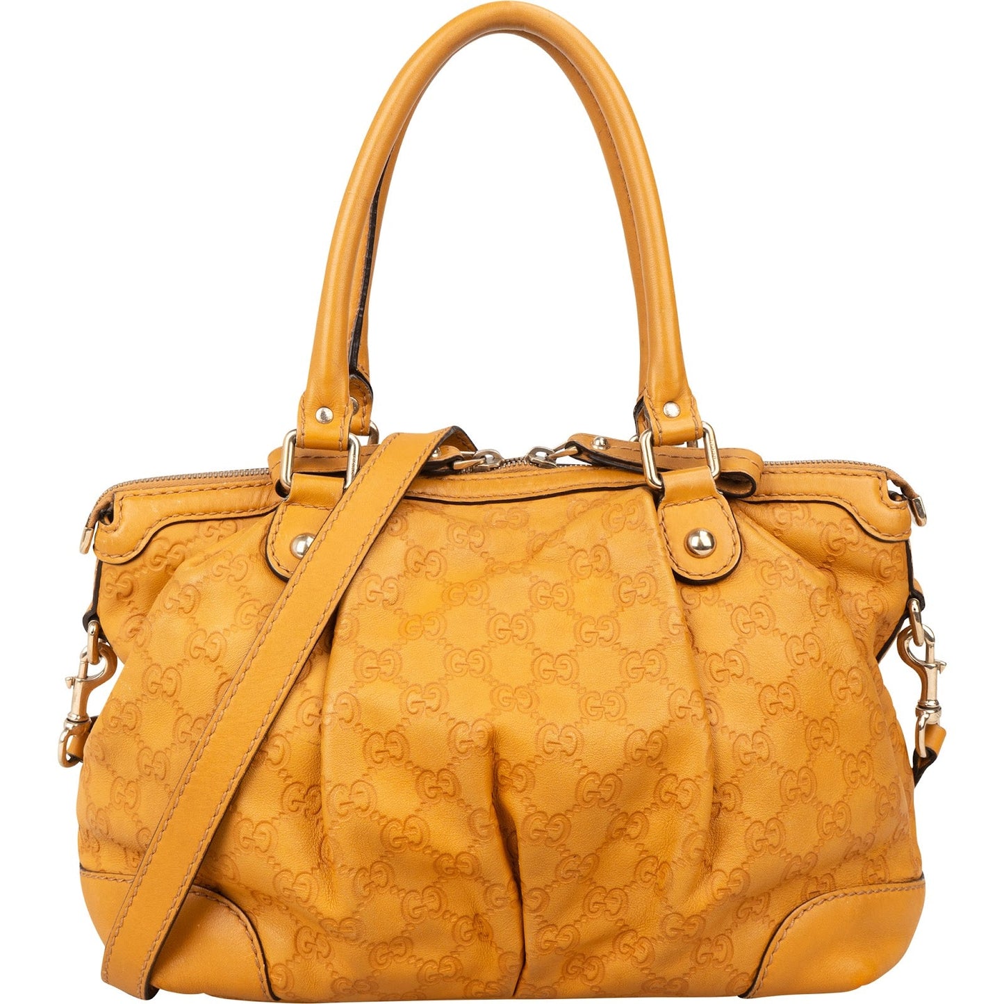 Gucci Guccissima Leather Sukey Satchel Handbag