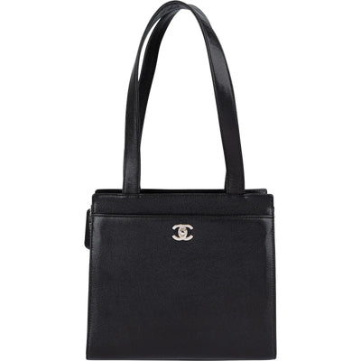 Chanel Caviar Leather Coco Mark Tote Shoulder Bag