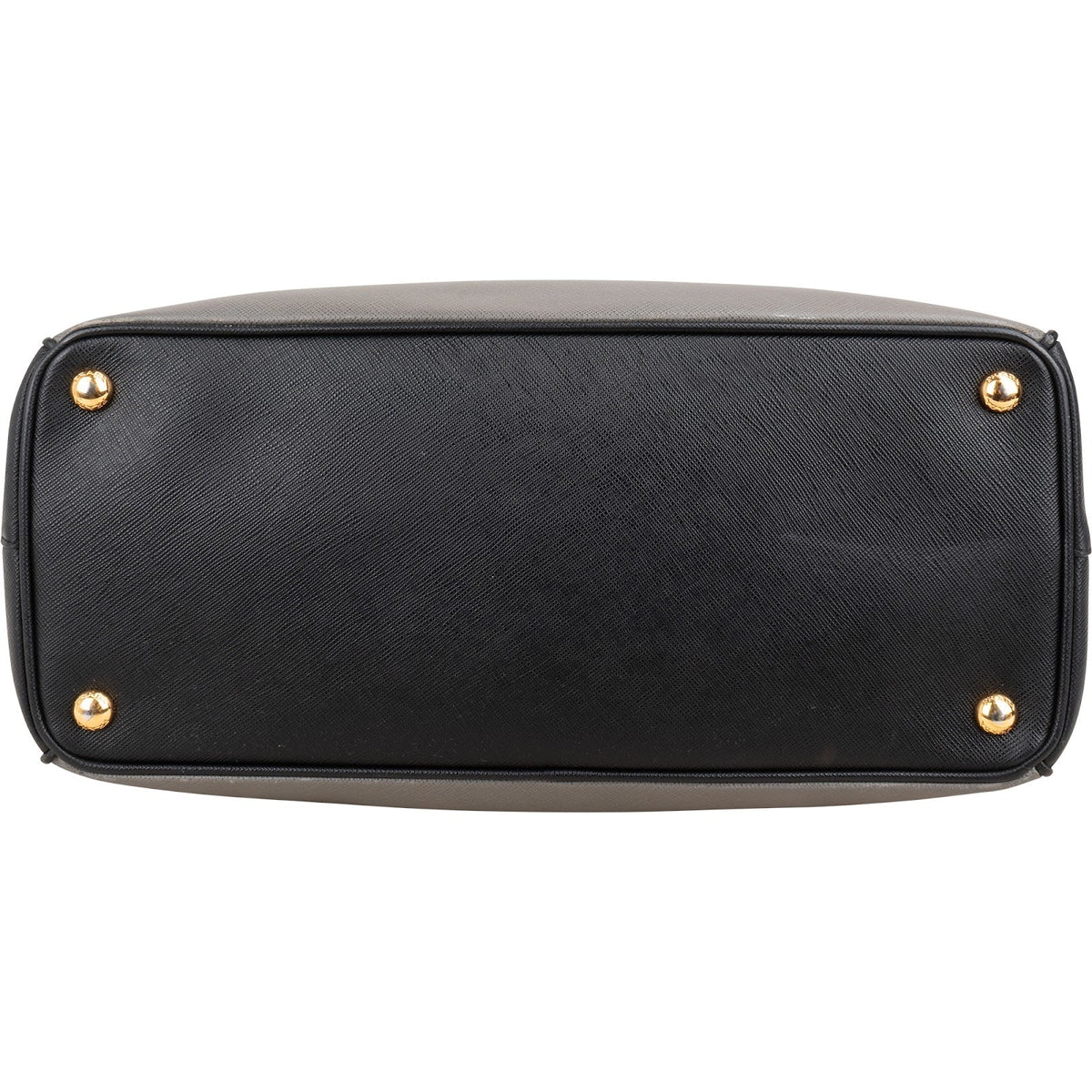 Prada Bicolor Saffiano Leather Galleria Handbag