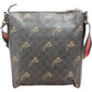 Gucci Monogram GG Supreme Canvas Tiger Print Messenger Crossbody Bag
