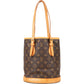Louis Vuitton Monogram Canvas Bucket PM Shoulder Bag