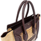 Céline Python Leather Tricolor Luggage Tote Handbag