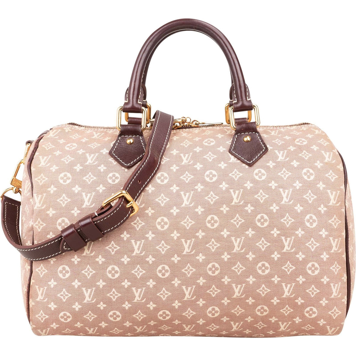 Louis Vuitton Monogram Mini Lin Speedy 30 Bandoulière Handbag