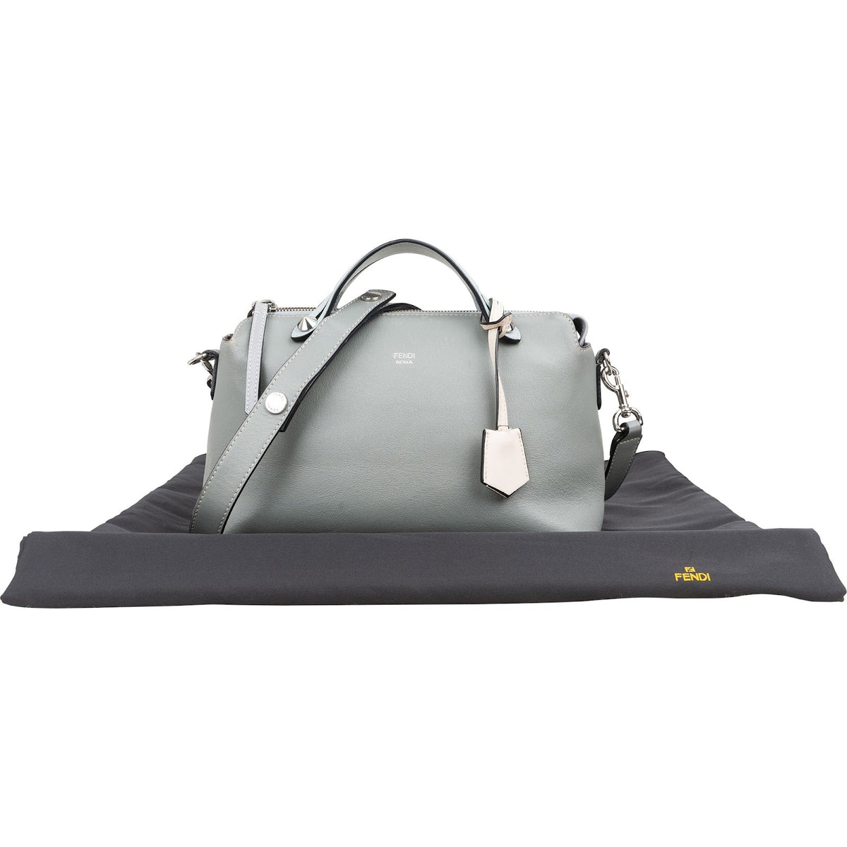 Fendi Leather By The Way Boston Handbag