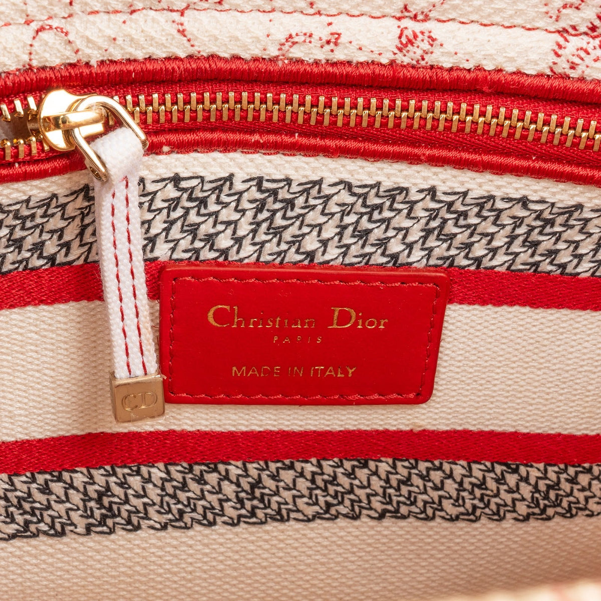 Dior D-Lite D-Royaume d'Amour aus besticktem Canvas – Ansicht 10