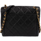 Chanel Quilted Lambskin Rectangular Single Flap Crossbody Bag