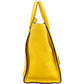 Celine Yellow Drummed Calfskin Luggage Tote Handbag